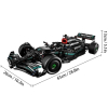 KLOCKI SAMOCHÓD F1 Mercedes-AMG F1 W14 E Perfmance 1642 el. MEGA ZESTAW