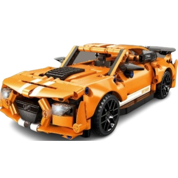 KLOCKI SPORTOWY SAMOCHÓD POMARAŃ FORD MUSTANG GT-500 AUTO WYŚCIGOWE 478 el.