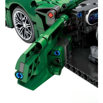 KLOCKI SPORTOWY SAMOCHÓD ZIELONY MERCEDES AGM AUTO WYŚCIGOWE 451el. Technic