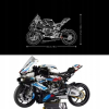 KLOCKI Technik Technic Motor Motocykl BMW M 1000 RR 1920 el. MEGA ZESTAW