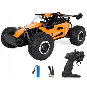 SAMOCHÓD TERENOWY RC OFF ROAD 2WD ZDALNIE STEROWANY MOCNY NA KAŻDY TEREN