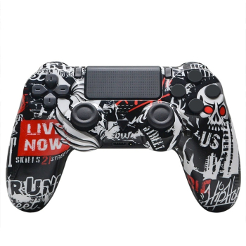 Pad / Kontroler do PS4 Bluetooth P47 Red Ey Skull