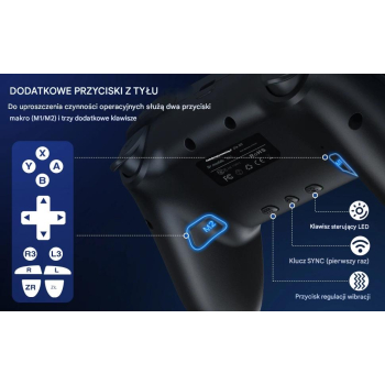Pad / Kontroler do PS4 Bluetooth B08